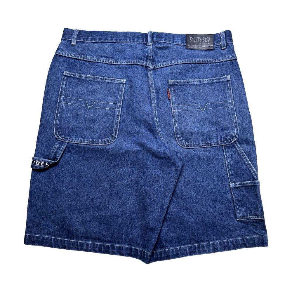 Vintage Y2K Vibes Baggy Skater Carpenter Denim Jean Jorts Shorts Mens 40